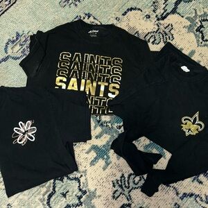Bundle of New Orleans Saints Shirts